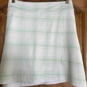 Skort - Large - NWT - Green and White print